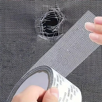 Self-Adhesive Mesh Roll Tape Window Screen Repair Patch – Anti-Mosquito & Insect Protection (2 Meter)